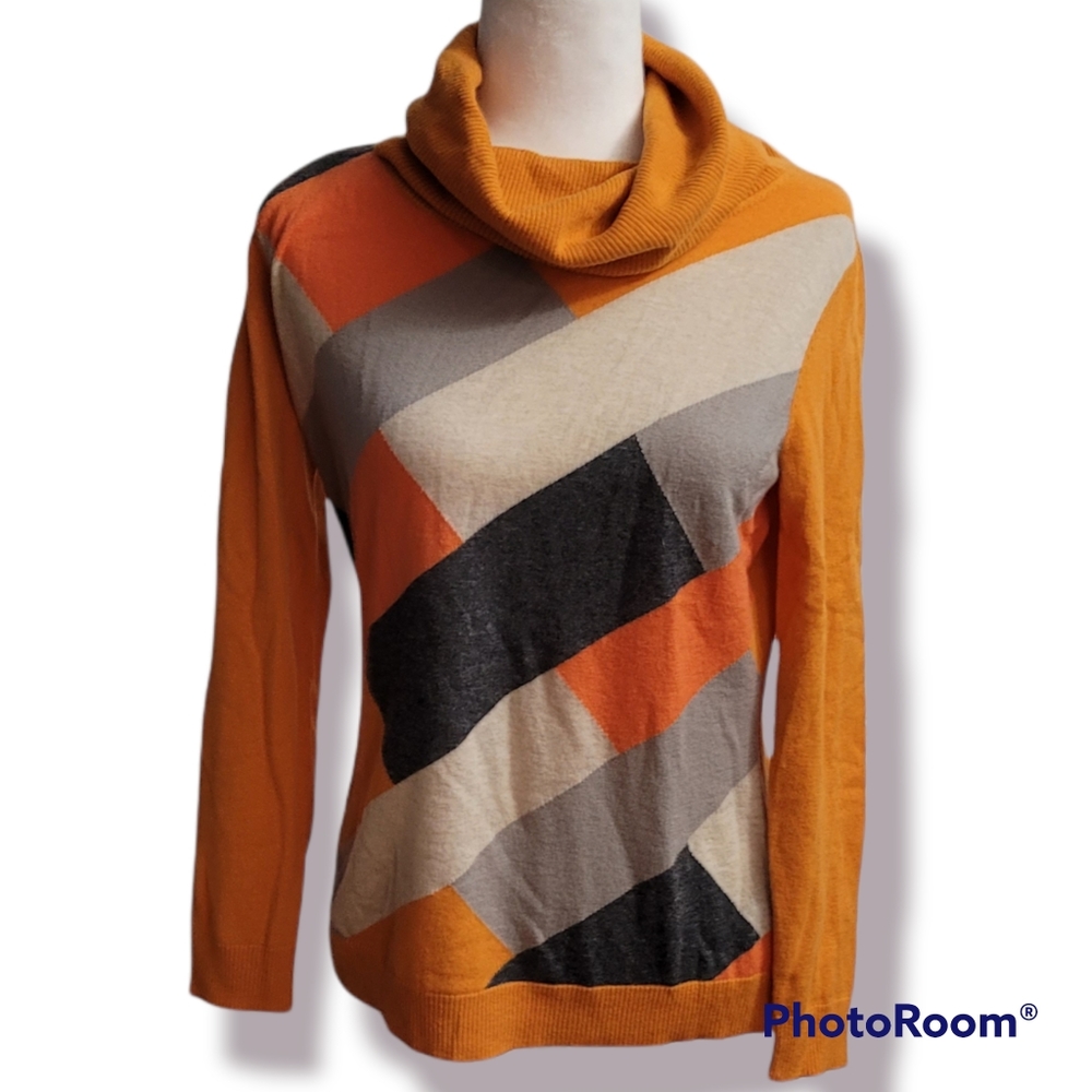 🎉HP🎉Lafayette 148 Petite Wool Turtleneck Sweater
